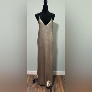 ZARA Metallic Thread Knit Limited Edition Dress - M